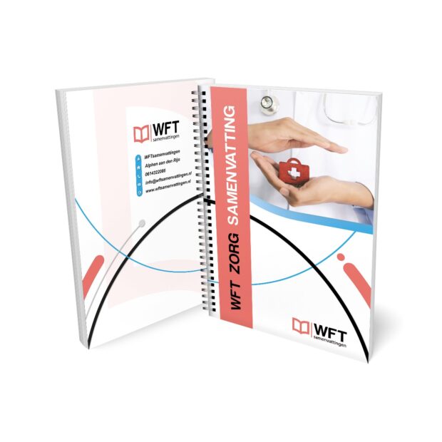 Wft Zorg Samenvatting - Geprinte Versie - Gratis Thuisbezorgd