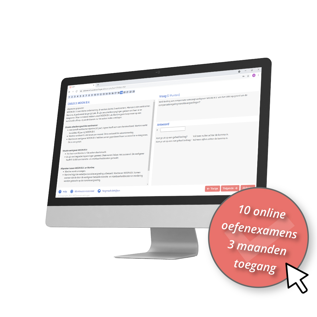 Wft Inkomen PE Oefenexamens 1 t/m 10