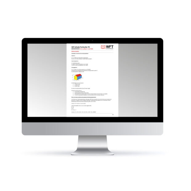 Wft Schade Particulier PE Berekeningen - Digitale Versie - Voorbeeld pagina 1