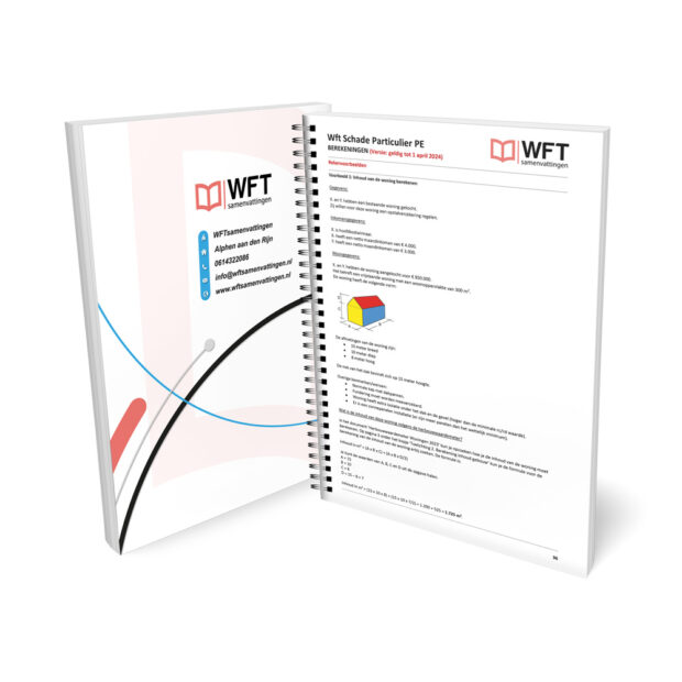 Wft Schade Particulier PE Berekeningen - Geprinte Versie - Voorbeeld pagina 1