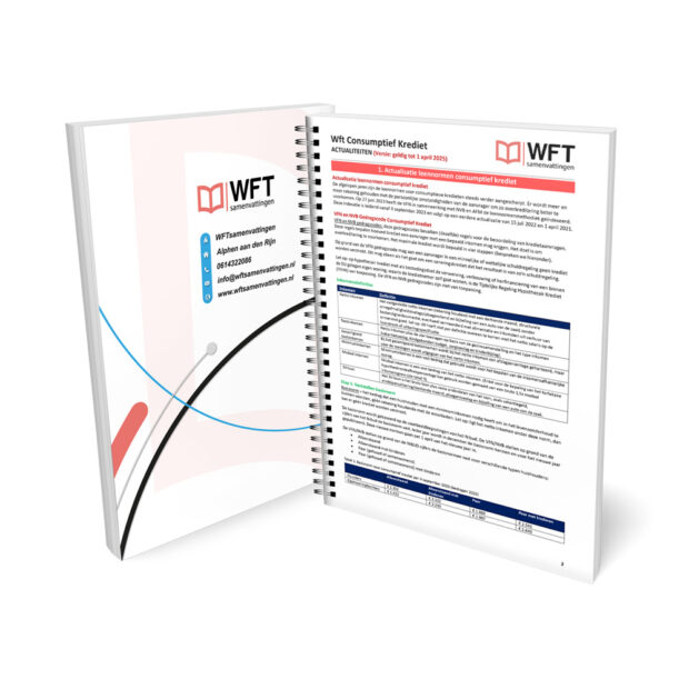 Wft Consumptief Krediet Actualiteiten - Geprinte Versie - Voorbeeld pagina 1