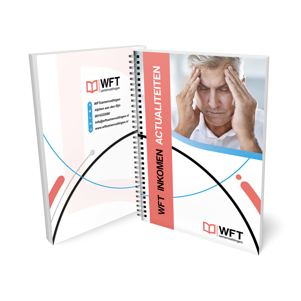 Wft Inkomen Actualiteiten 2024-2025 - Geprinte Versie - Inkomensverzekeringen