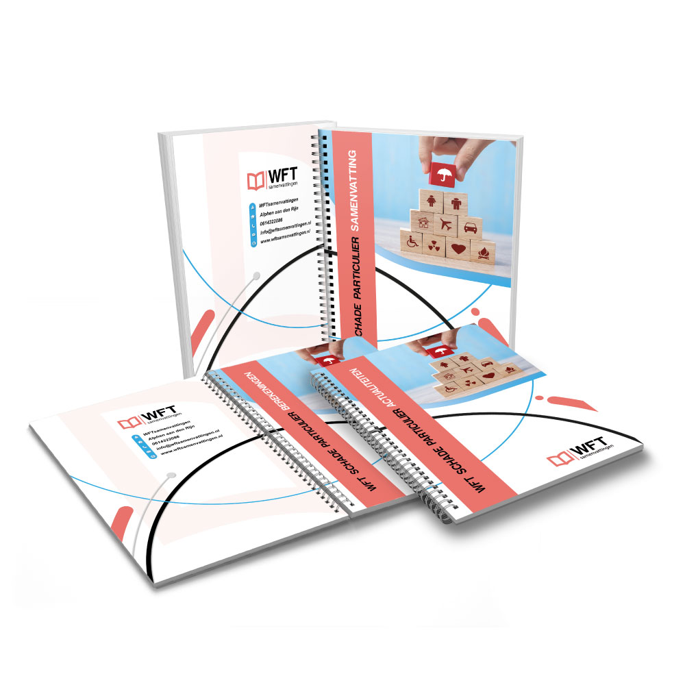 Wft Schade Particulier Voordeelbundel - Geprinte Versie - Samenvatting, Berekeningen en Actualiteiten