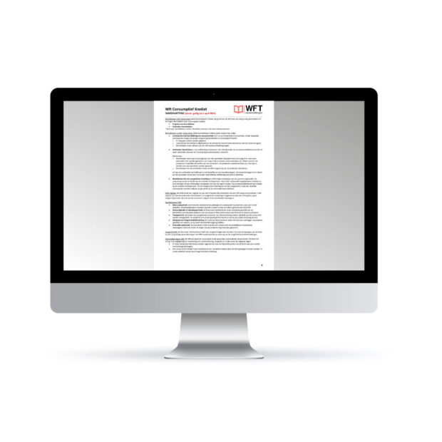 Wft Consumptief Krediet Samenvatting 2025-2026 - Digitale Versie - Voorbeeld pagina 2