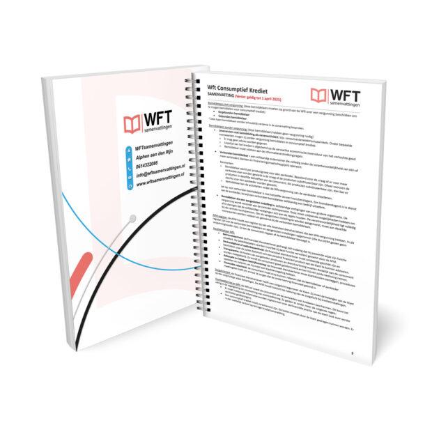 Wft Consumptief Krediet Samenvatting - Geprinte Versie - Voorbeeld pagina 2