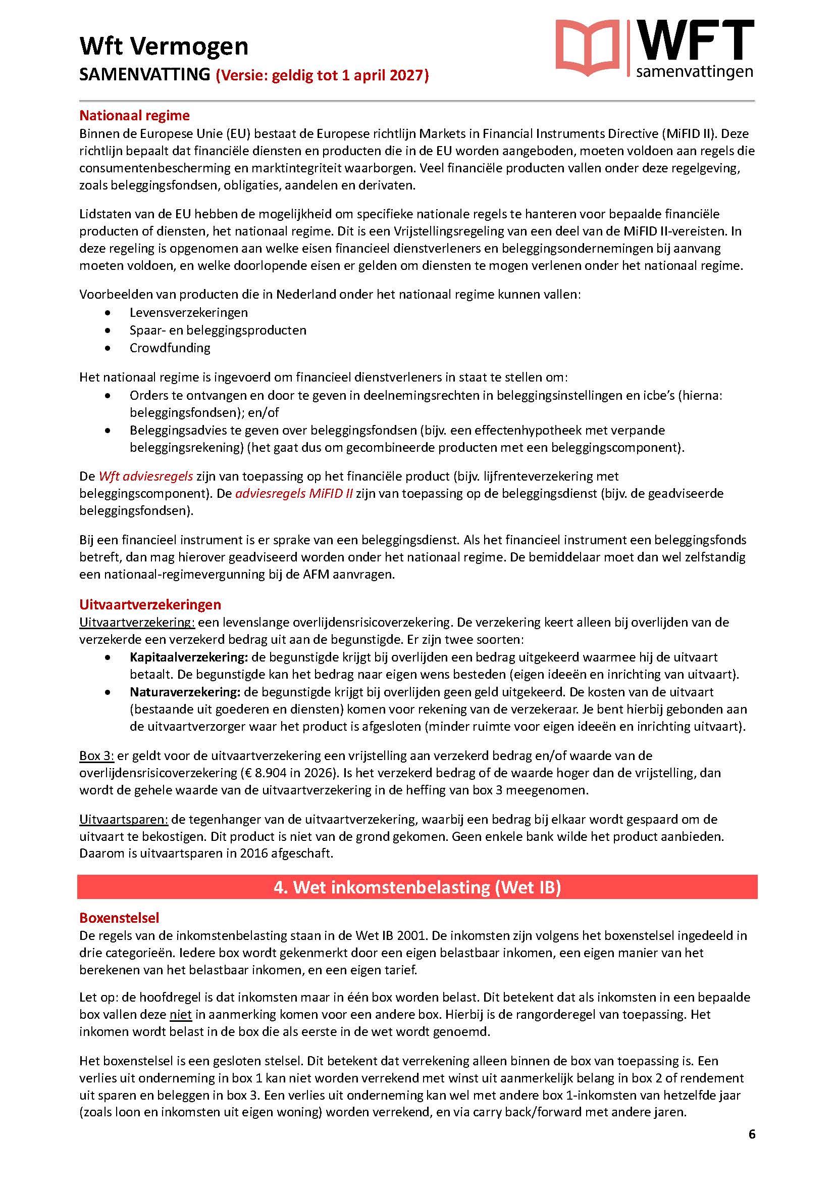 Voorbeeld pagina Samenvatting